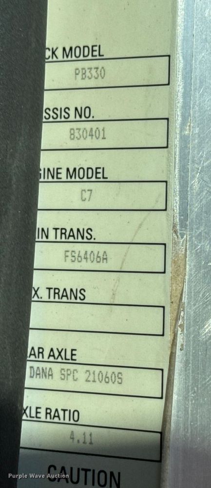 image for item ET4446 2004 Peterbilt 330 dump flatbed truck