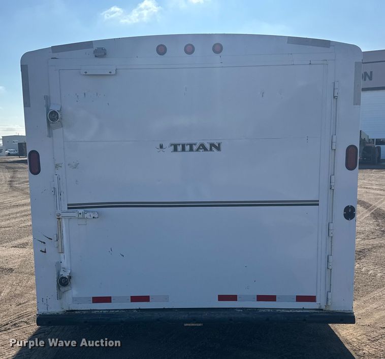 image for item ET4456 2017 Titan HR7097 enclosed cargo trailer
