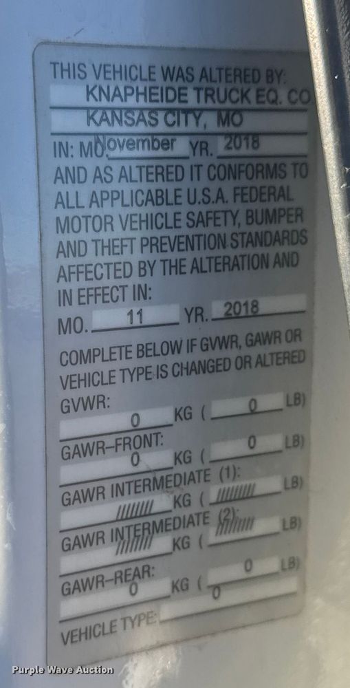 image for item ET4485 2012 Ford F450 Super Duty XL utility / service truck