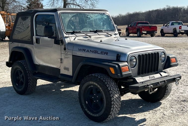 image for item ET6983 2001 Jeep Wrangler Sport SUV