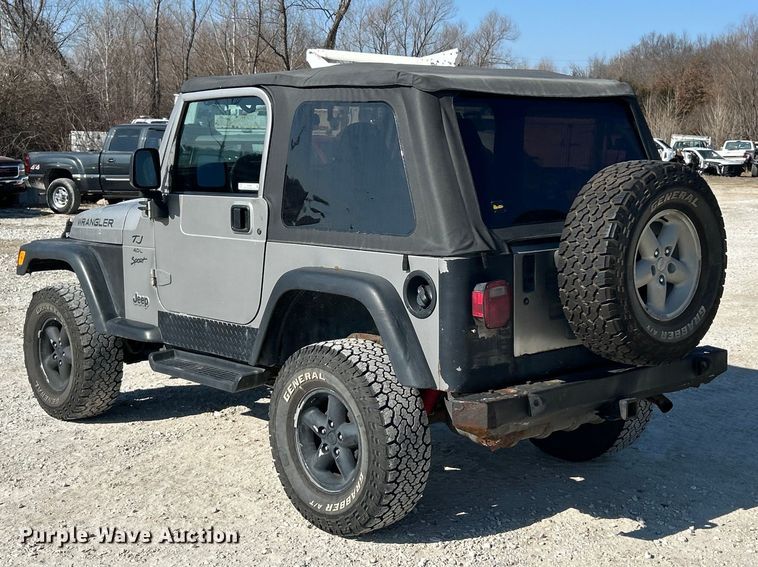 image for item ET6983 2001 Jeep Wrangler Sport SUV