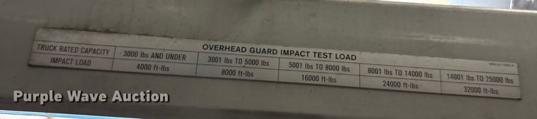 image for item EU0274 2018 UniCarriers PF110YLP forklift