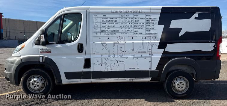 image for item EU4100 2014 RAM  Promaster 1500 delivery van