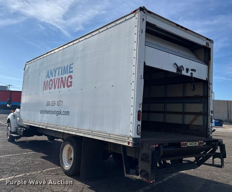 image for item EU4102 2007 Ford F650 Super Duty box truck