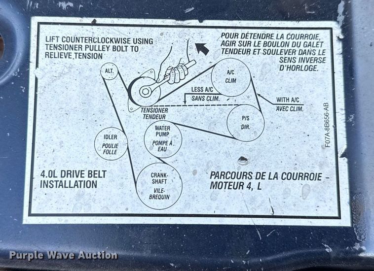 image for item EU4103 1991 Ford Ranger pickup truck