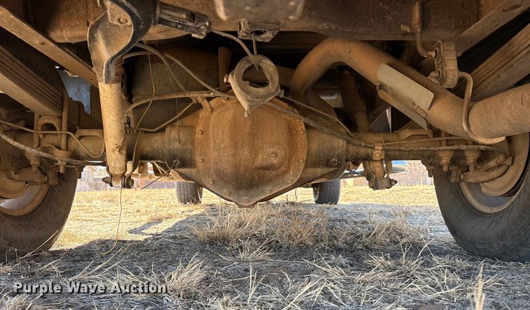 image for item EU4844 2005 GMC Sierra Crew Cab flatbed pickup truck