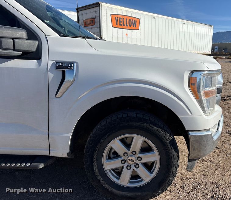 image for item EU4849 2021 Ford F150 Ext. Cab pickup truck