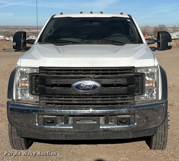 image for item EU4852 2019 Ford F450 Super Duty Crew Cab truck cab and chassis