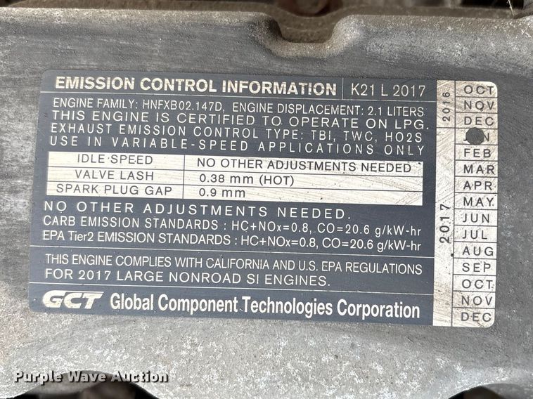 image for item EU7381 2016 UniCarriers PF50 forklift