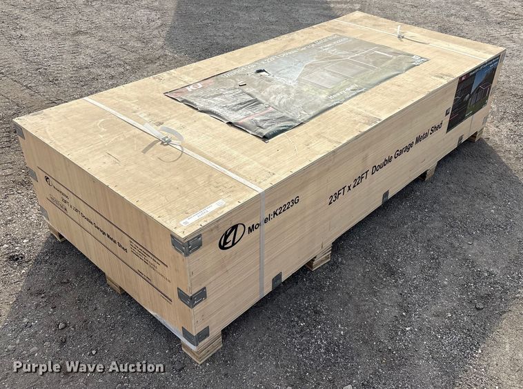 image for item EV2717 KJ K2223G metal garage