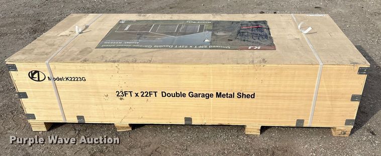 image for item EV2717 KJ K2223G metal garage