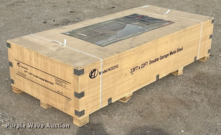 image for item EV2717 KJ K2223G metal garage