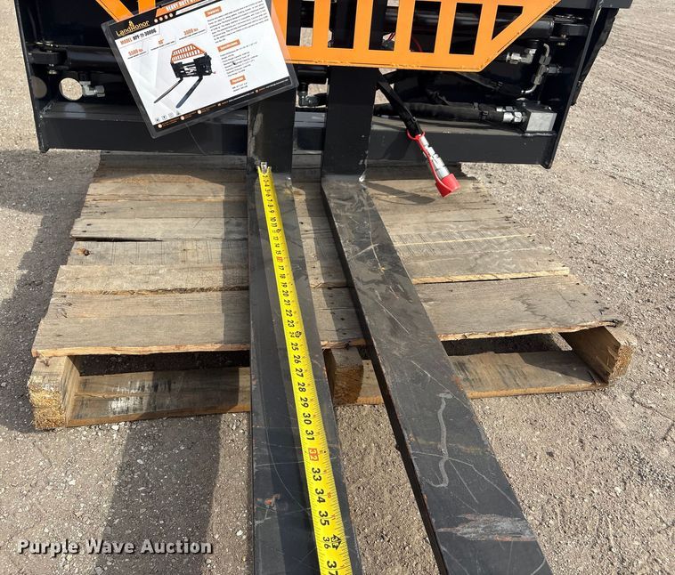 image for item EV2736 2025 Land Honor HPF-11-3000G skid steer forks