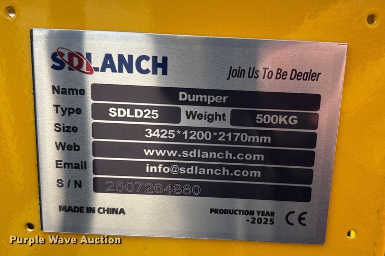 image for item EV2738 2025 SDLANCH SDLD25 track carrier 