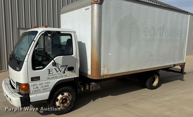 image for item EV6004 2005 GMC W3500 box truck