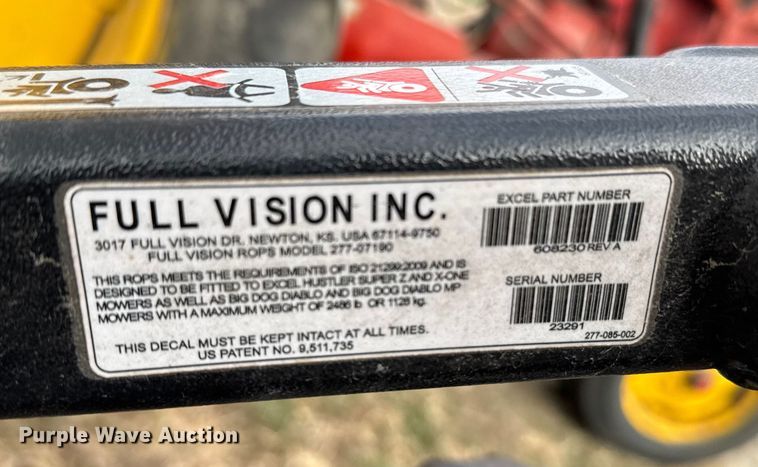 image for item FB0524 Hustler X-One ZTR lawn mower