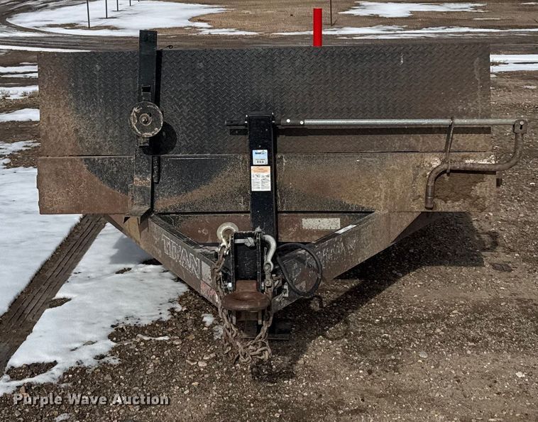 image for item FB0627 2020 Titan Trailer Mfg Titan Trailer Mfg tilt deck equipment trailer