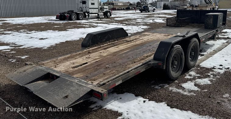 image for item FB0627 2020 Titan Trailer Mfg Titan Trailer Mfg tilt deck equipment trailer