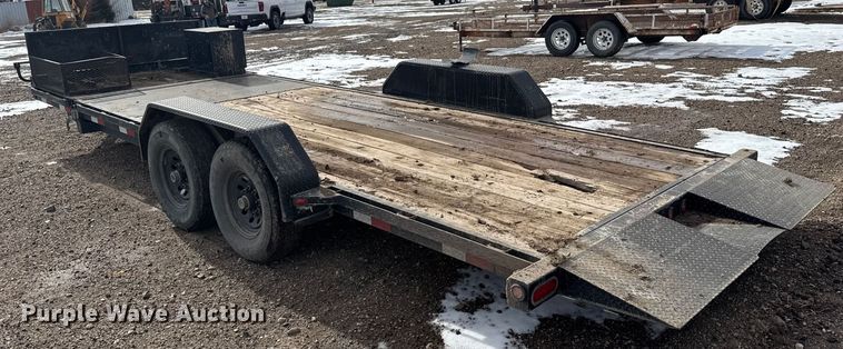 image for item FB0627 2020 Titan Trailer Mfg Titan Trailer Mfg tilt deck equipment trailer