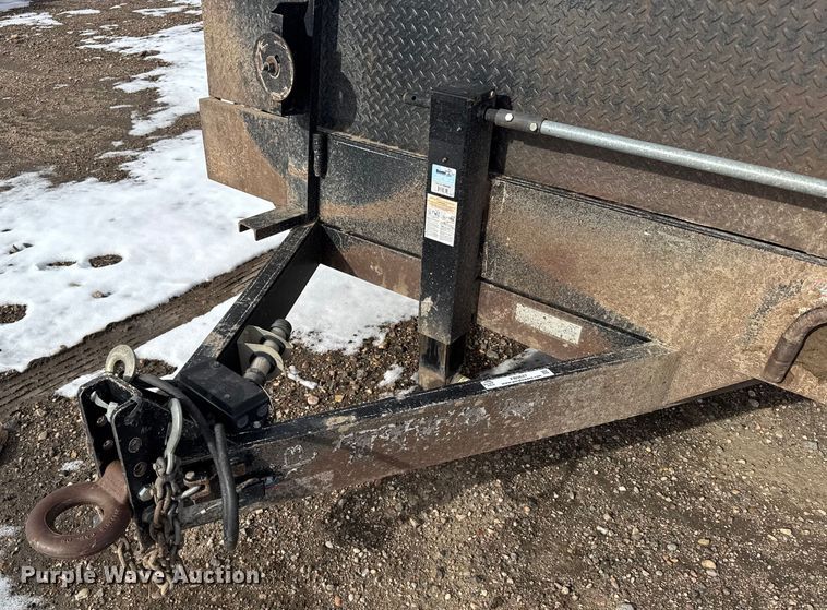 image for item FB0627 2020 Titan Trailer Mfg Titan Trailer Mfg tilt deck equipment trailer