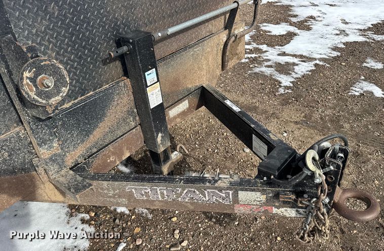 image for item FB0627 2020 Titan Trailer Mfg Titan Trailer Mfg tilt deck equipment trailer