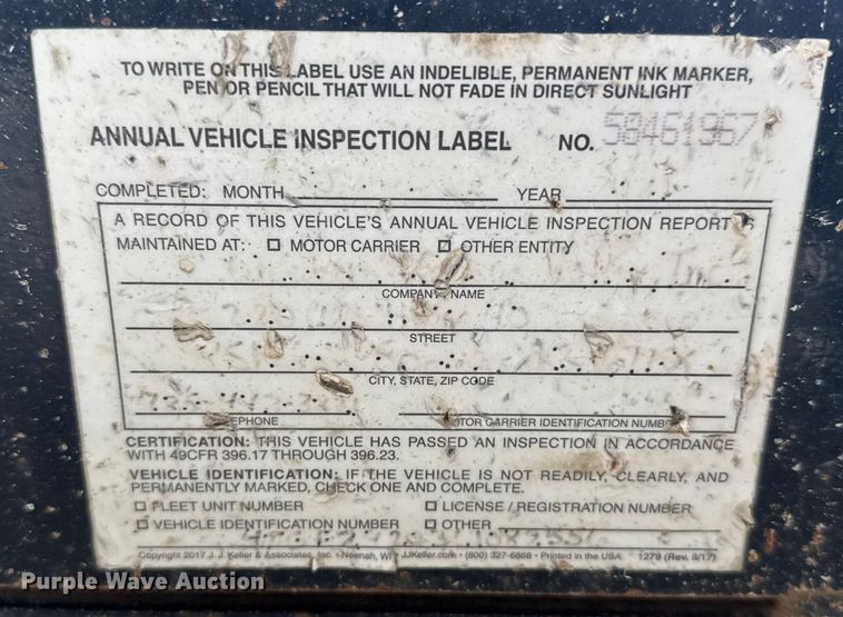 image for item FB0627 2020 Titan Trailer Mfg Titan Trailer Mfg tilt deck equipment trailer