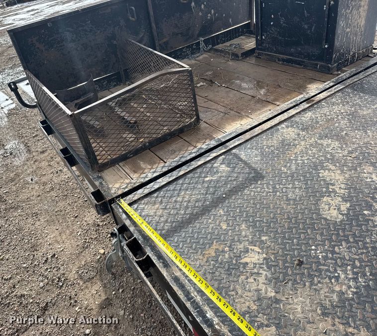 image for item FB0627 2020 Titan Trailer Mfg Titan Trailer Mfg tilt deck equipment trailer