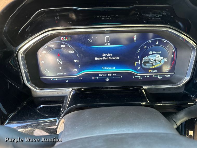 image for item FB0631 2024 Chevrolet Silverado 2500HD Crew Cab flatbed pickup truck