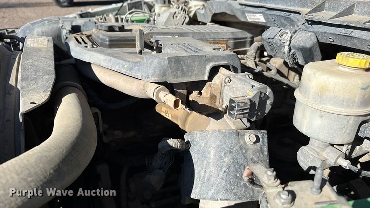 image for item FB0632 2017 RAM 3500 Crew Cab flatbed pickup truck