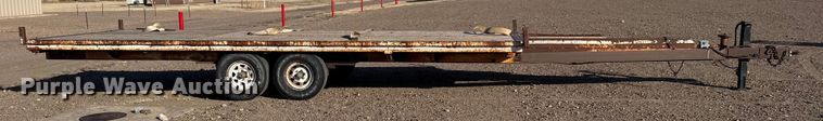 image for item FB0644 1978 BANK UT Trailer flatbed trailer