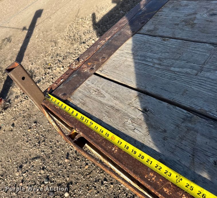 image for item FB0644 1978 BANK UT Trailer flatbed trailer