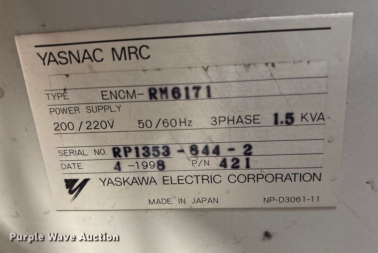 image for item FB0670 1998 Motoman MotoArc 450 arc welding robot