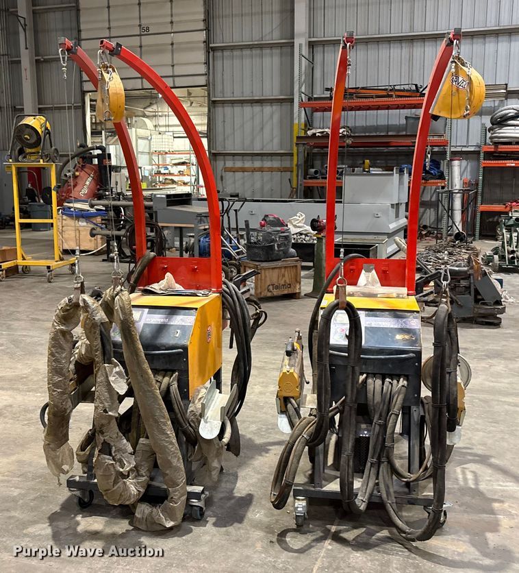 image for item FB0677 (2) 2015 Aro Ergoweld 14K automatic spot welders