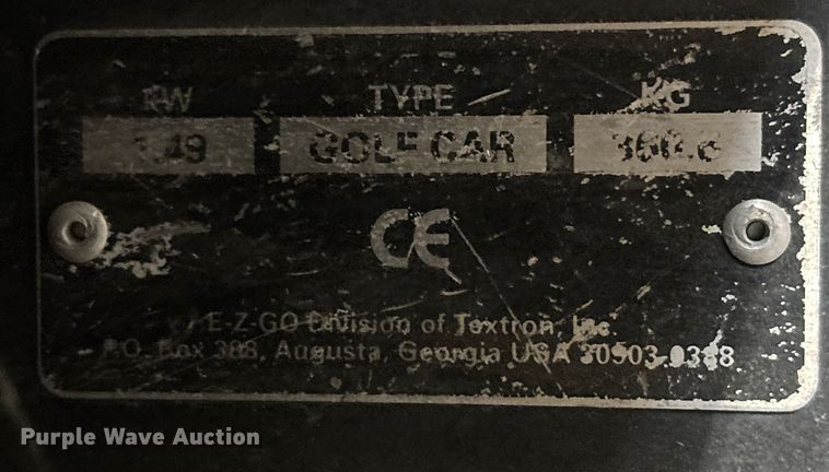 image for item FB0682 (2) golf carts