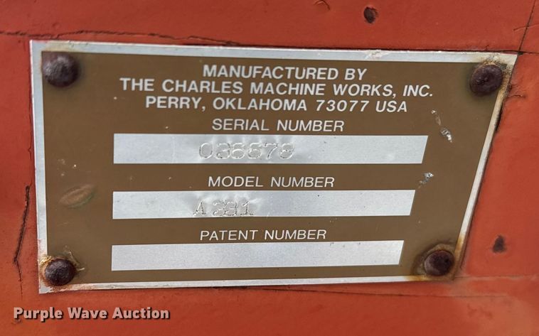 image for item FB0687 Ditch witch 350SX cable plow