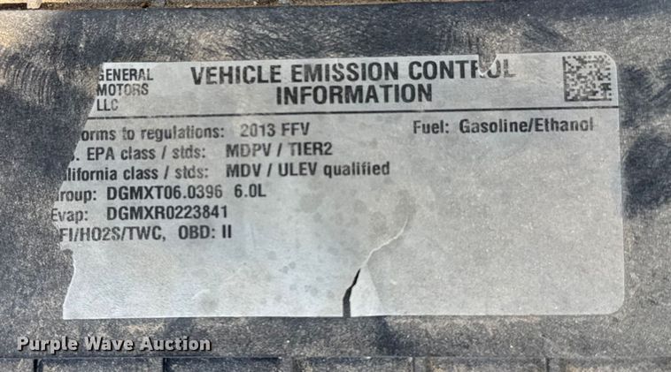 image for item FB0688 2013 Chevrolet Express 3500 van