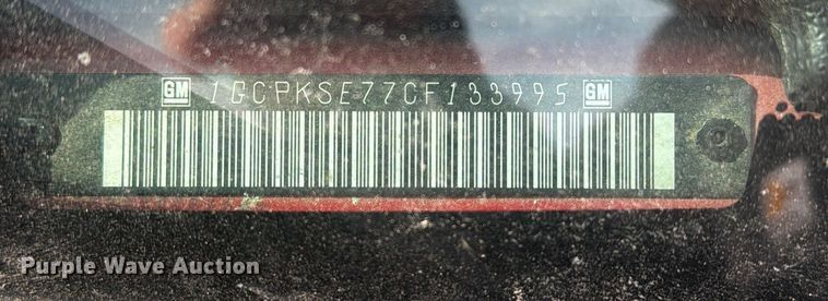 image for item FB0692 2012 Chevrolet Silverado 1500 Crew Cab pickup truck