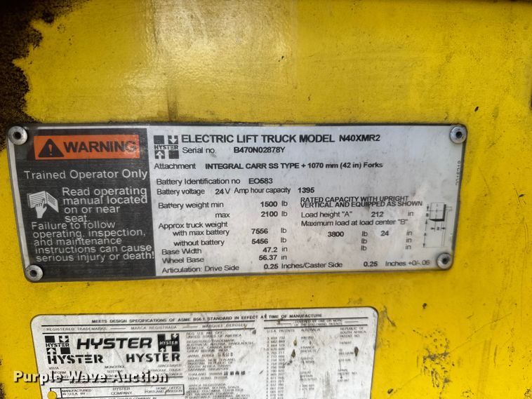 image for item FB0693 (3) Hyster 40 forklifts