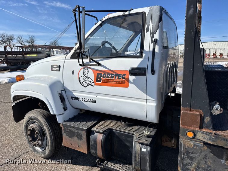 image for item FB0704 1997 Chevrolet C6 flatbed truck