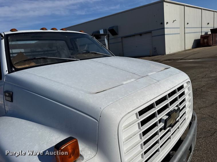image for item FB0704 1997 Chevrolet C6 flatbed truck