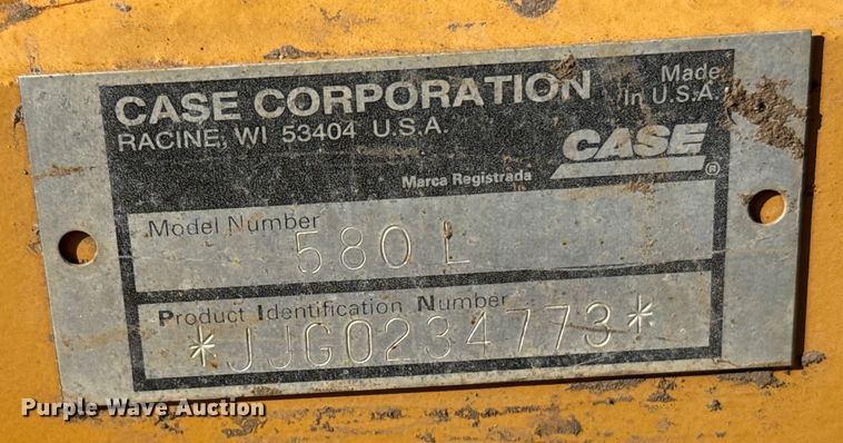 image for item FB0706 1997 Case 580L backhoe