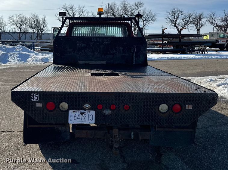 image for item FB0712 1994 Ford F600 flatbed truck