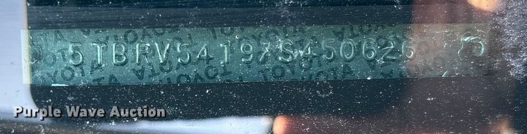 image for item FB2967 2007 Toyota Tundra SR5 Ext. Cab pickup truck