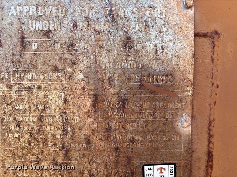 image for item FB2986 2000 Shipping container