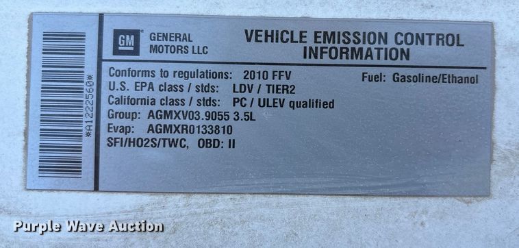 image for item FB3501 2010 Chevrolet Impala 