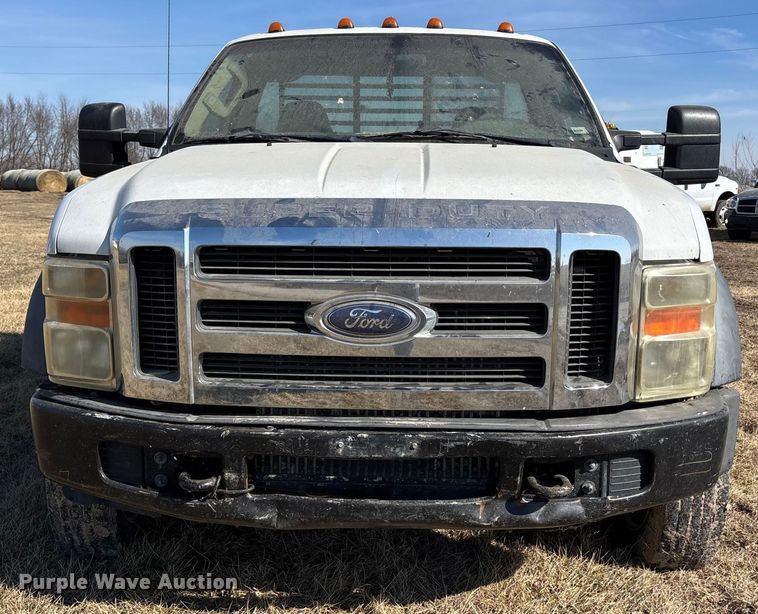 image for item FB3502 2008 Ford F450 Super Duty flatbed truck