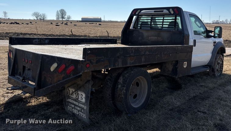 image for item FB3502 2008 Ford F450 Super Duty flatbed truck