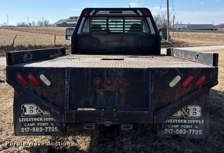 image for item FB3502 2008 Ford F450 Super Duty flatbed truck
