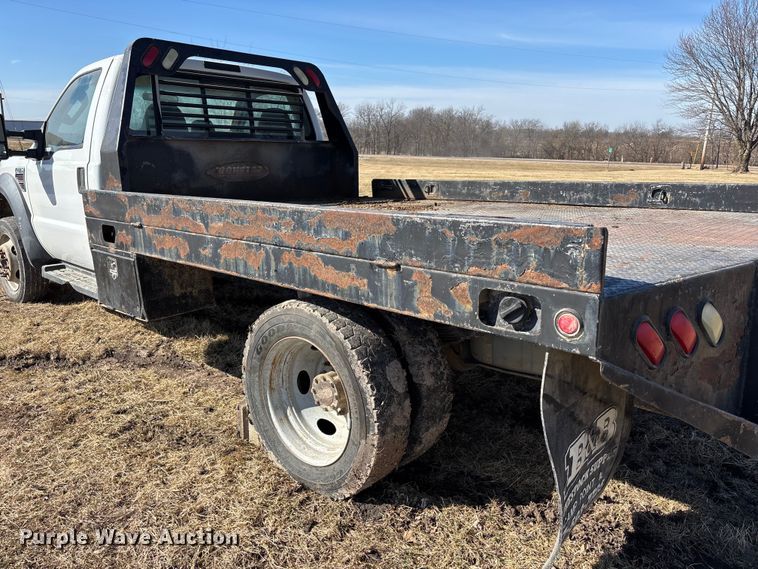 image for item FB3502 2008 Ford F450 Super Duty flatbed truck