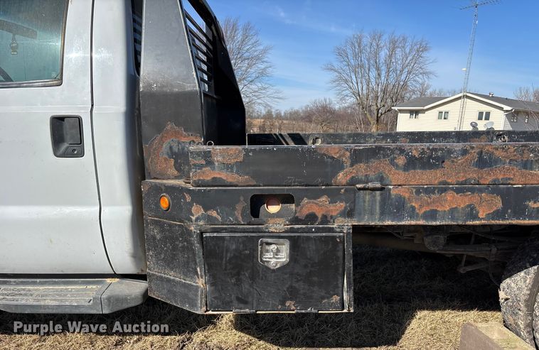 image for item FB3502 2008 Ford F450 Super Duty flatbed truck